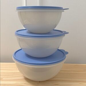 3-piece Tupperware Bowl Set